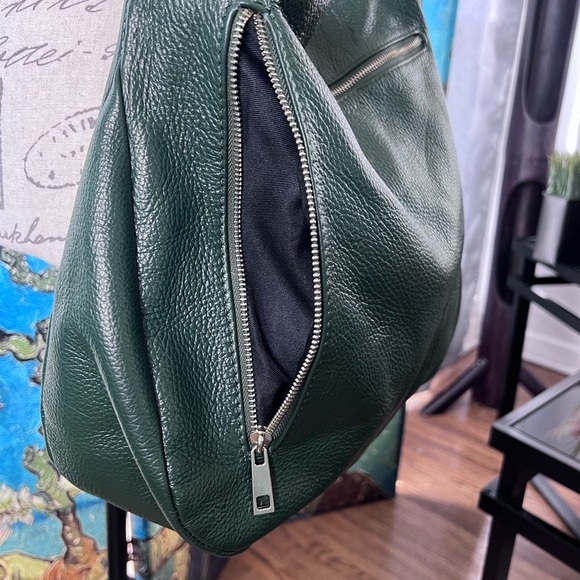Forest green , Borse In Pelle genuine leather purse. - Picture 3 of 14